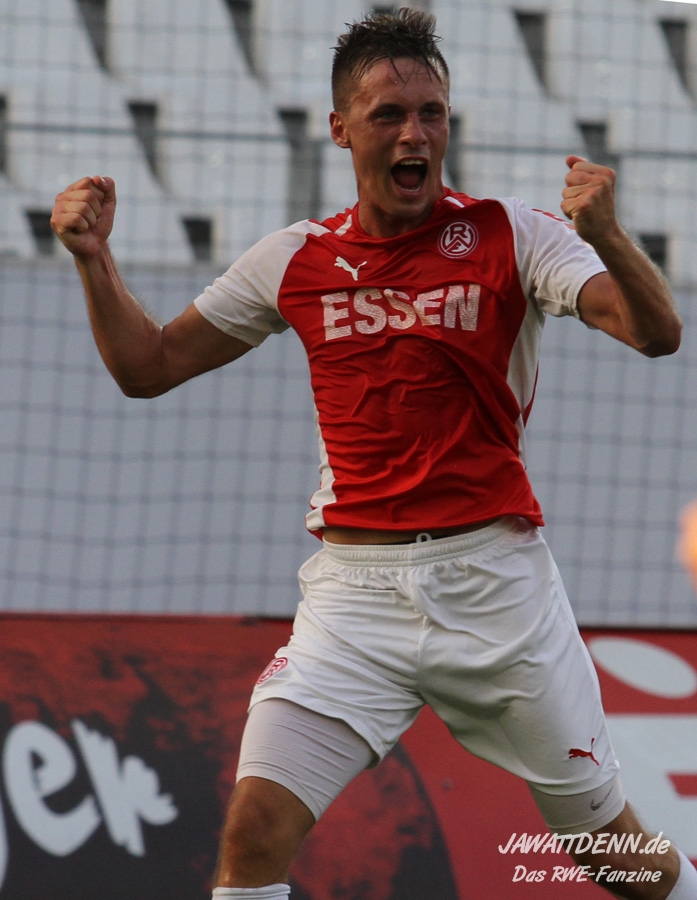 Marcel Platzek schoss das erste Tor in dieser Regionalliga-Saison