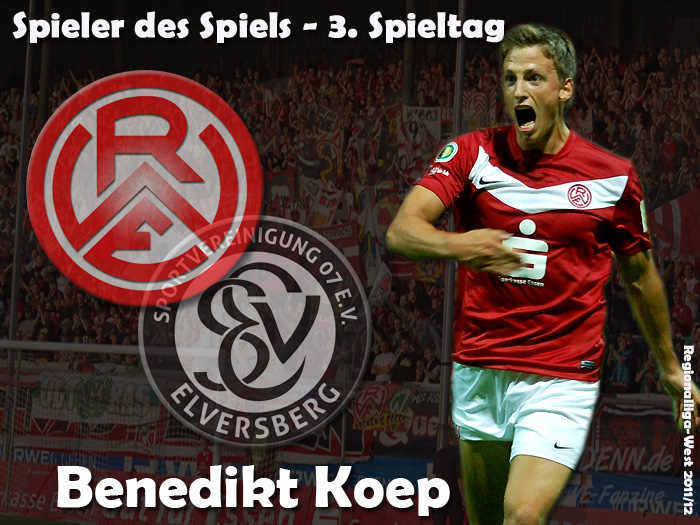 Spieler des Spiels 3. Spieltag - Benedikt Koep