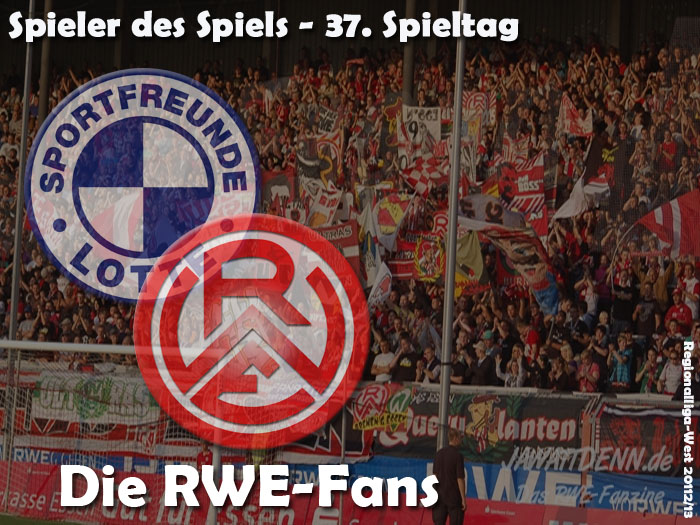 Spieler des Spiels 37. Spieltag - Die RWE-Fans