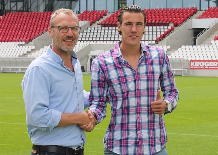 Philipp Zeiger wechselt vom Halleschen FC an die Hafenstraße. (Foto: RWE)