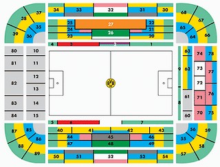 Stadionplan Bvb