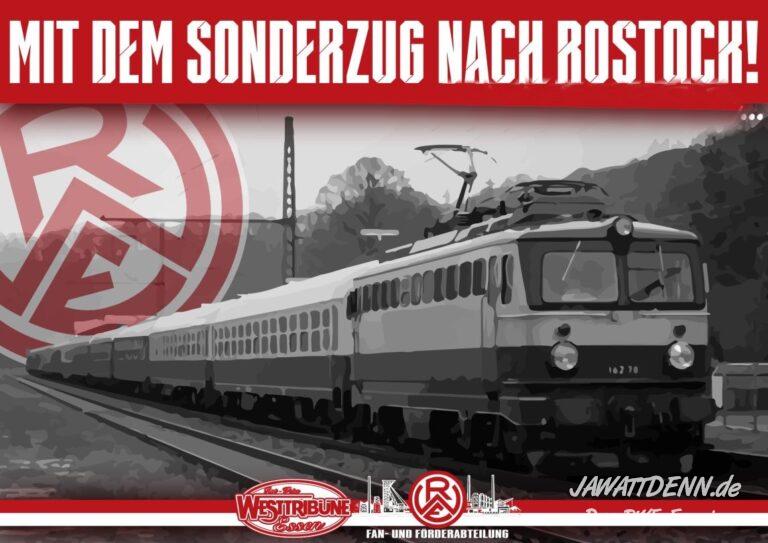 Sonderzug und RWE ein Sanierungsfall RotWeisses RostockFiasko auf ganzer Linie [ein