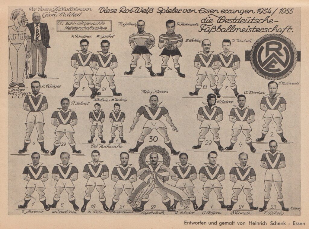 Mannschaftsbild Meisterschaft 1954/55